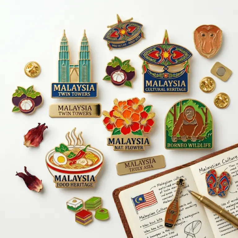 Custom Enamel Pins Malaysia | Lapel Pin Supplier & Wholesale