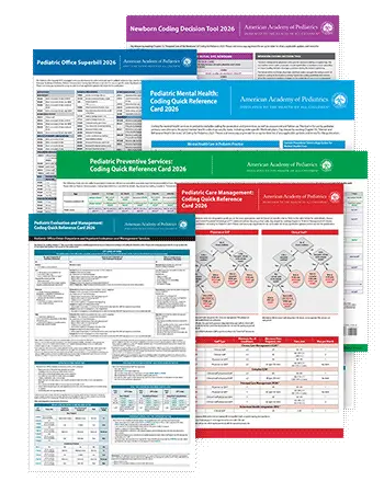 Pediatric Preventive Services: Coding Quick Reference Card 2026 | shopAAP